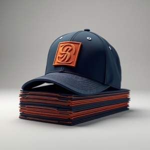 Logo — Embroidered-style Emblem Mockup On A Structured Commercial Design #0136 (Gemini)