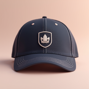Logo — Embroidered-style Emblem Mockup On A Structured Commercial Design #0233 (ChatGPT)