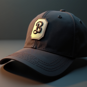 Logo — Embroidered-style Emblem Mockup On A Structured Commercial Design #0287 (Dreamina)