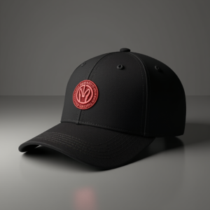 Logo — Embroidered-style Emblem Mockup On A Structured Commercial Design #0299 (Dreamina)