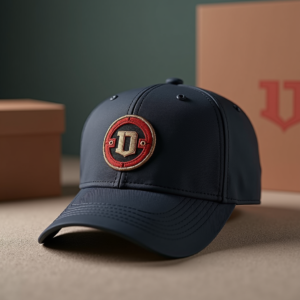 Logo — Embroidered-style Emblem Mockup On A Structured Commercial Design #0341 (ChatGPT)