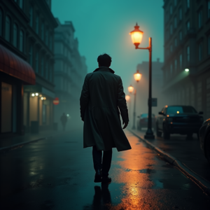 Luxury Lifestyle — Detective In A Rain-damp Trench Coat Cinematic #0053 (Firefly)
