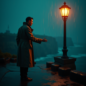 Luxury Lifestyle — Detective In A Rain-damp Trench Coat Cinematic #0137 (Firefly)