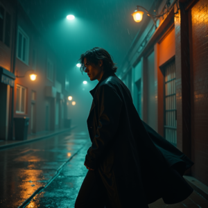 Luxury Lifestyle — Detective In A Rain-damp Trench Coat Cinematic #0239 (Midjourney)