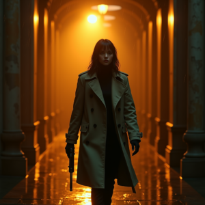 Luxury Lifestyle — Detective In A Rain-damp Trench Coat Cinematic #0287 (Midjourney)