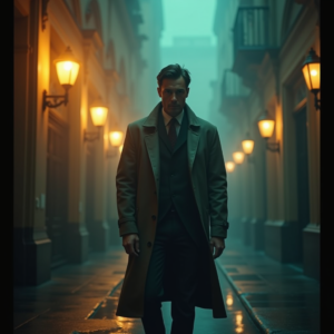 Luxury Lifestyle — Detective In A Rain-damp Trench Coat Cinematic #0293 (Firefly)