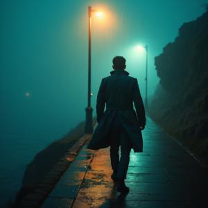 Luxury Lifestyle — Detective In A Rain-damp Trench Coat Cinematic #0329 (Firefly)