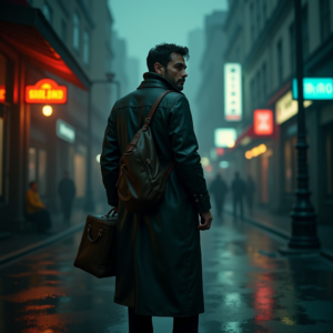 Luxury Lifestyle — Lone Traveler In A Weathered Long Cinematic #0001 (FLUX)