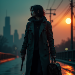 Luxury Lifestyle — Lone Traveler In A Weathered Long Cinematic #0043 (Ideogram)