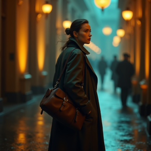 Luxury Lifestyle — Lone Traveler In A Weathered Long Cinematic #0073 (FLUX)