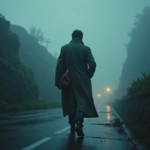 Luxury Lifestyle — Lone Traveler In A Weathered Long Cinematic #0121 (FLUX)