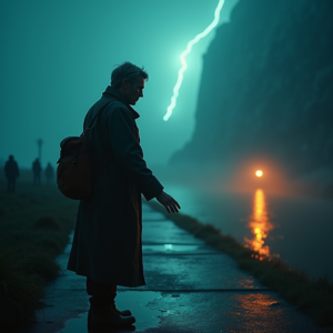 Luxury Lifestyle — Lone Traveler In A Weathered Long Cinematic #0133 (FLUX)