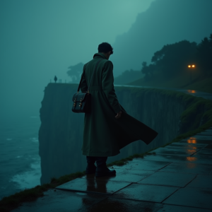 Luxury Lifestyle — Lone Traveler In A Weathered Long Cinematic #0139 (Ideogram)