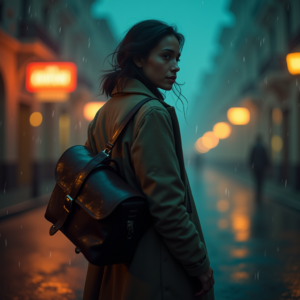 Luxury Lifestyle — Lone Traveler In A Weathered Long Cinematic #0145 (FLUX)
