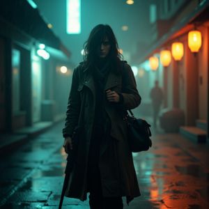 Luxury Lifestyle — Lone Traveler In A Weathered Long Cinematic #0151 (Ideogram)