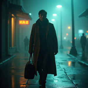 Luxury Lifestyle — Lone Traveler In A Weathered Long Cinematic #0157 (FLUX)