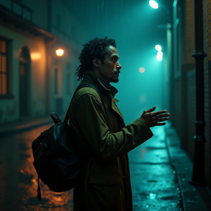 Luxury Lifestyle — Lone Traveler In A Weathered Long Cinematic #0169 (FLUX)