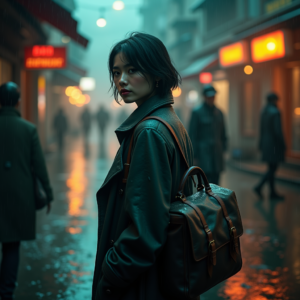 Luxury Lifestyle — Lone Traveler In A Weathered Long Cinematic #0217 (FLUX)