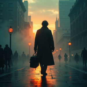 Luxury Lifestyle — Lone Traveler In A Weathered Long Cinematic #0253 (FLUX)