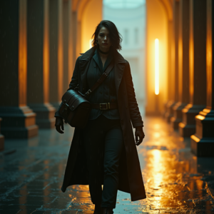 Luxury Lifestyle — Lone Traveler In A Weathered Long Cinematic #0283 (Ideogram)