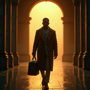 Luxury Lifestyle — Lone Traveler In A Weathered Long Cinematic #0295 (Ideogram)