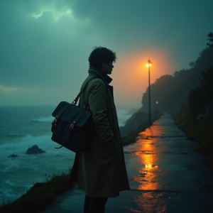 Luxury Lifestyle — Lone Traveler In A Weathered Long Cinematic #0313 (FLUX)