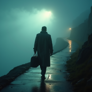 Luxury Lifestyle — Lone Traveler In A Weathered Long Cinematic #0325 (FLUX)