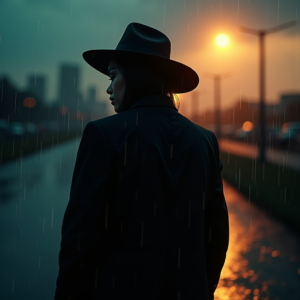 Luxury Lifestyle — Mysterious Figure Beneath A Wide-brimmed Hat Cinematic #0057 (Seedream)