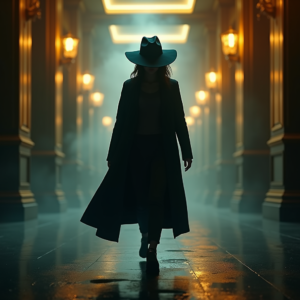 Luxury Lifestyle — Mysterious Figure Beneath A Wide-brimmed Hat Cinematic #0087 (Gemini)