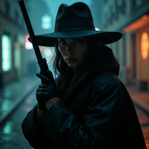 Luxury Lifestyle — Mysterious Figure Beneath A Wide-brimmed Hat Cinematic #0153 (Seedream)