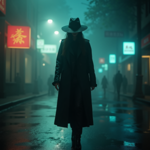 Luxury Lifestyle — Mysterious Figure Beneath A Wide-brimmed Hat Cinematic #0159 (Gemini)
