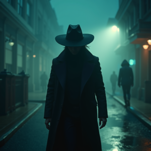 Luxury Lifestyle — Mysterious Figure Beneath A Wide-brimmed Hat Cinematic #0195 (Gemini)