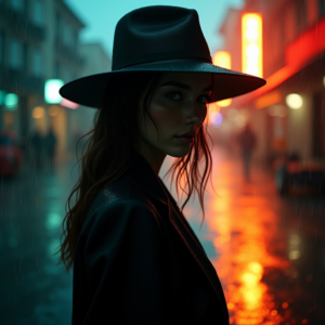 Luxury Lifestyle — Mysterious Figure Beneath A Wide-brimmed Hat Cinematic #0219 (Gemini)