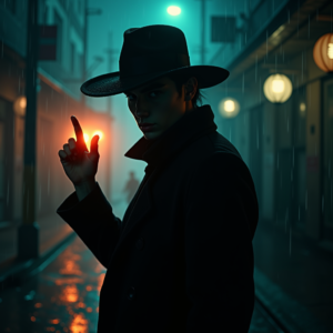 Luxury Lifestyle — Mysterious Figure Beneath A Wide-brimmed Hat Cinematic #0231 (Gemini)