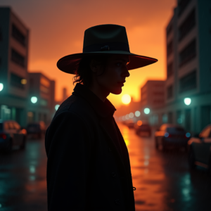 Luxury Lifestyle — Mysterious Figure Beneath A Wide-brimmed Hat Cinematic #0261 (Seedream)