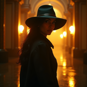 Luxury Lifestyle — Mysterious Figure Beneath A Wide-brimmed Hat Cinematic #0279 (Gemini)