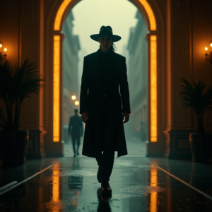 Luxury Lifestyle — Mysterious Figure Beneath A Wide-brimmed Hat Cinematic #0297 (Seedream)