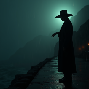 Luxury Lifestyle — Mysterious Figure Beneath A Wide-brimmed Hat Cinematic #0339 (Gemini)