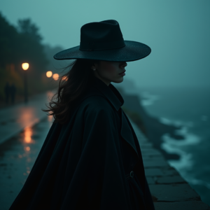 Luxury Lifestyle — Mysterious Figure Beneath A Wide-brimmed Hat Cinematic #0345 (Seedream)