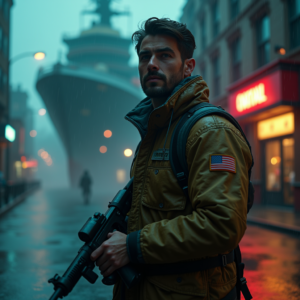 Luxury Lifestyle — Pilot In A Weathered Flight Jacket Cinematic #0012 (Stable Diffusion)