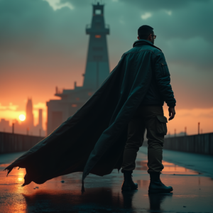 Luxury Lifestyle — Pilot In A Weathered Flight Jacket Cinematic #0072 (Stable Diffusion)