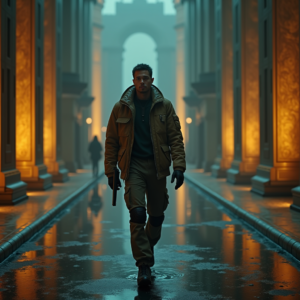 Luxury Lifestyle — Pilot In A Weathered Flight Jacket Cinematic #0084 (Stable Diffusion)