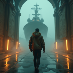 Luxury Lifestyle — Pilot In A Weathered Flight Jacket Cinematic #0090 (Recraft)