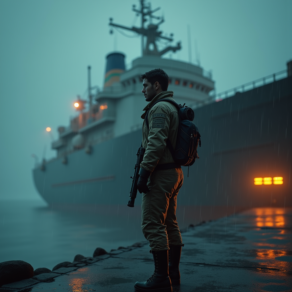 Luxury Lifestyle — Pilot In A Weathered Flight Jacket Cinematic #0120 (Stable Diffusion)