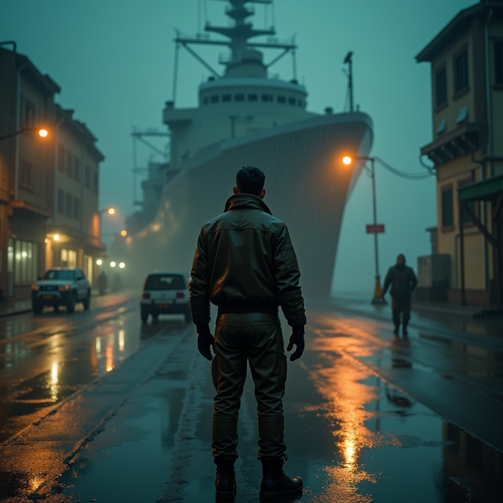 Luxury Lifestyle — Pilot In A Weathered Flight Jacket Cinematic #0168 (Stable Diffusion)
