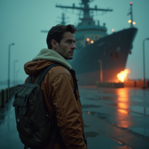 Luxury Lifestyle — Pilot In A Weathered Flight Jacket Cinematic #0186 (Recraft)