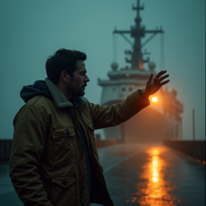 Luxury Lifestyle — Pilot In A Weathered Flight Jacket Cinematic #0210 (Recraft)