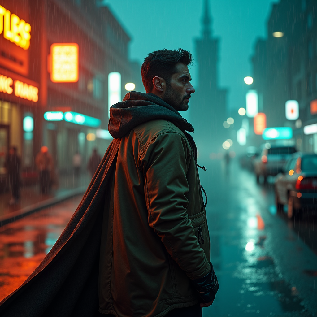Luxury Lifestyle — Pilot In A Weathered Flight Jacket Cinematic #0240 (Stable Diffusion)