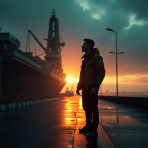 Luxury Lifestyle — Pilot In A Weathered Flight Jacket Cinematic #0270 (Recraft)