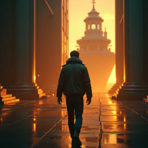 Luxury Lifestyle — Pilot In A Weathered Flight Jacket Cinematic #0282 (Recraft)